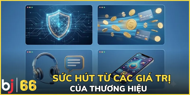 Sức hút từ các giá trị uy tín của thương hiệu